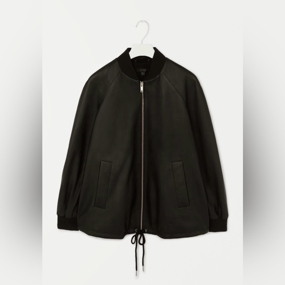 COS A-Line leather Jacket